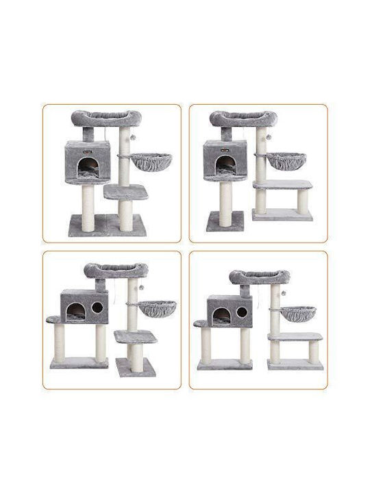 Songmics Feandrea Scratching Post Cat Trees Beige 5 levels 70x60x112cm