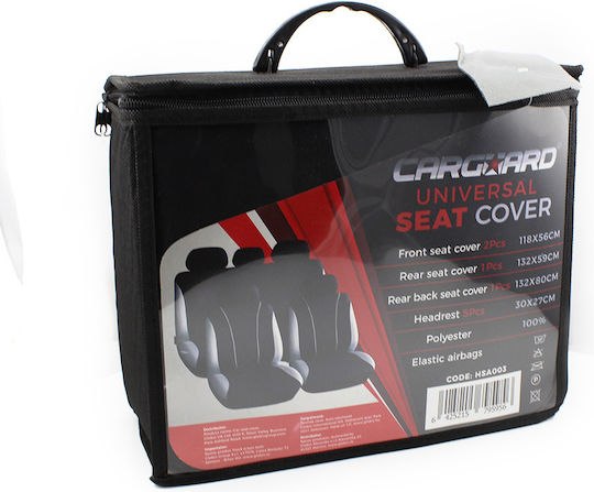 CarGuard Set Huse Auto Poliester Gri