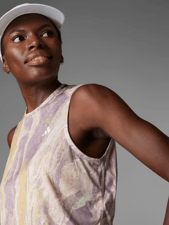 Adidas Women's Blouse Sleeveless Beige