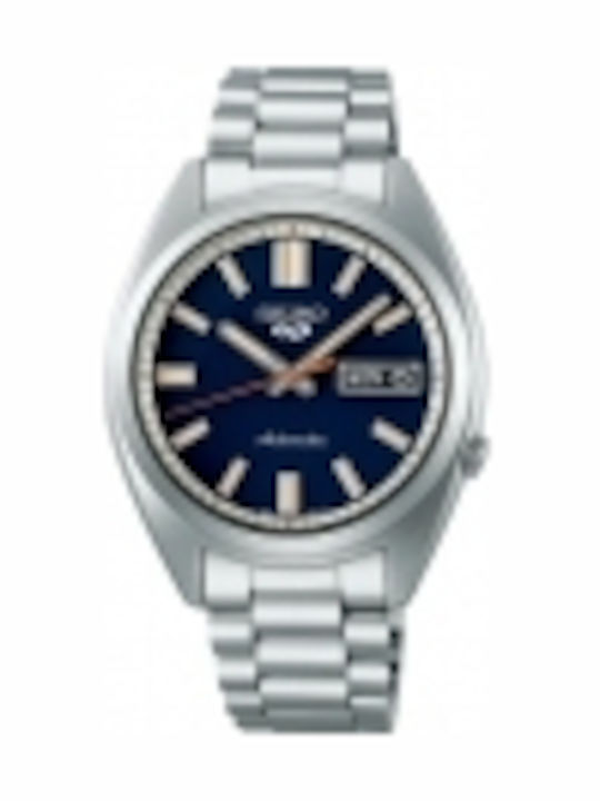 Seiko 5 Sports Ceas Barbati 37.4mm Automat Cu Brățară Din Metal Argintie