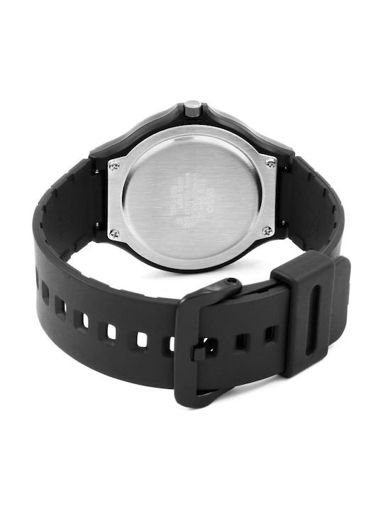 Casio Men's Watch 43mm Battery with Black Rubber Strap