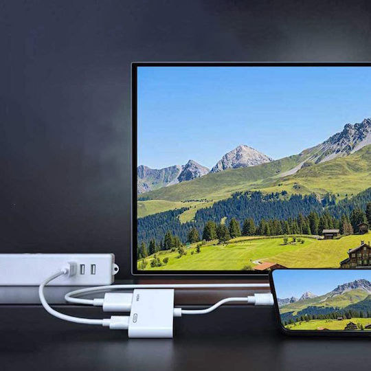 Retoo Adapter Lightning Hdmi Ipad Iphone Full Hd 1080 60hz