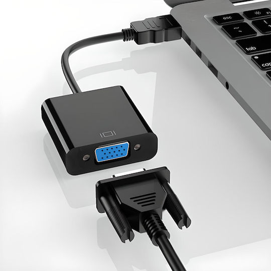 Retoo Converter Hdmi Male To Vga Female Black
