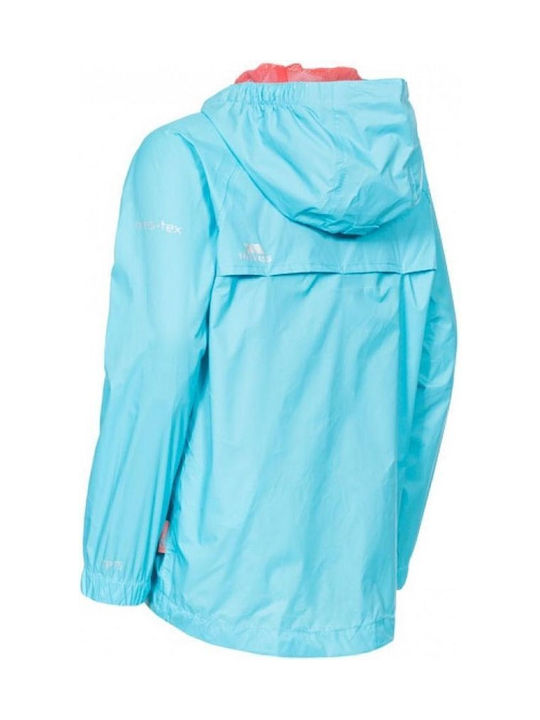 Trespass Wasserdicht Kinderjacke Winddicht Aquatic (Marine)