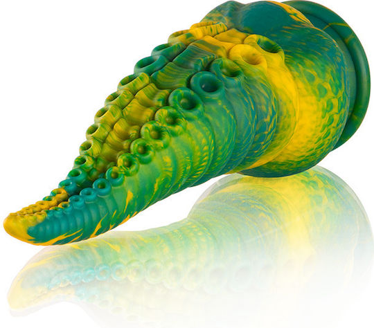 Dildo Epic Cetus Tentacul Verde Mărime Mică