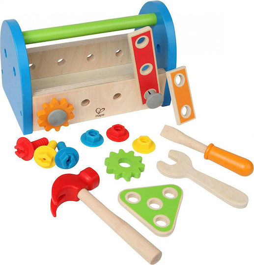 Hape Children's Tool Fix-it Blue 17pcs