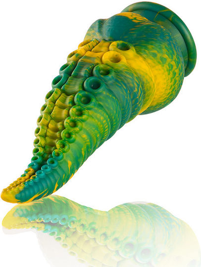 Dildo Epic Cetus Tentacul Verde Mărime Mică