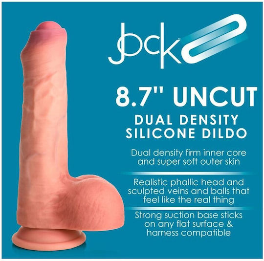 Chisa Novelties Realistic Dildo with Balls and Suction Cup Flesh 22cm
