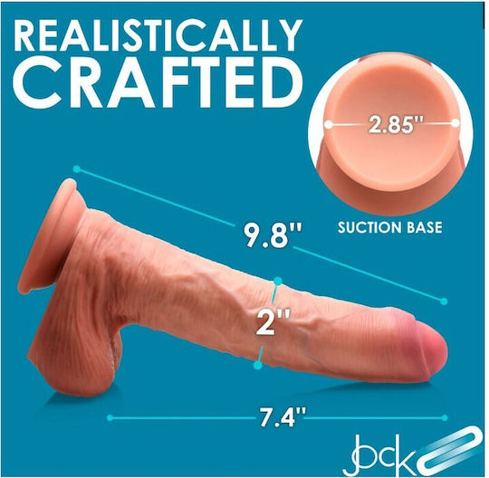 Chisa Novelties Realistic Dildo with Balls and Suction Cup Flesh 25cm