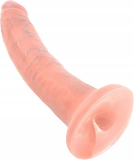 Pipedream King Cock Реалистично дилдо Със смукателна чашка Светлина 18см