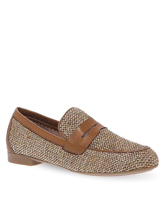 Maison Minrelle Damen Loafers in Beige Farbe