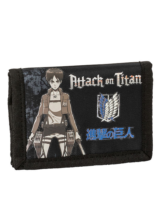 Comix Attack On Titan Comix Anime Wallet Детски портфейл Монети с велкро