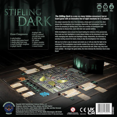 Board Game The Stifling Dark for 2-5 Players 14+ Years (EN)