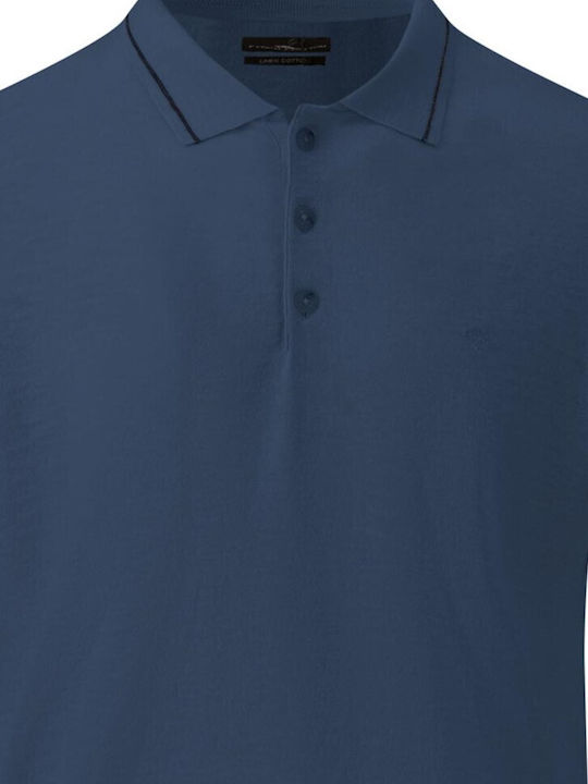 Fynch Hatton Men's Short Sleeve Blouse Polo Midnight