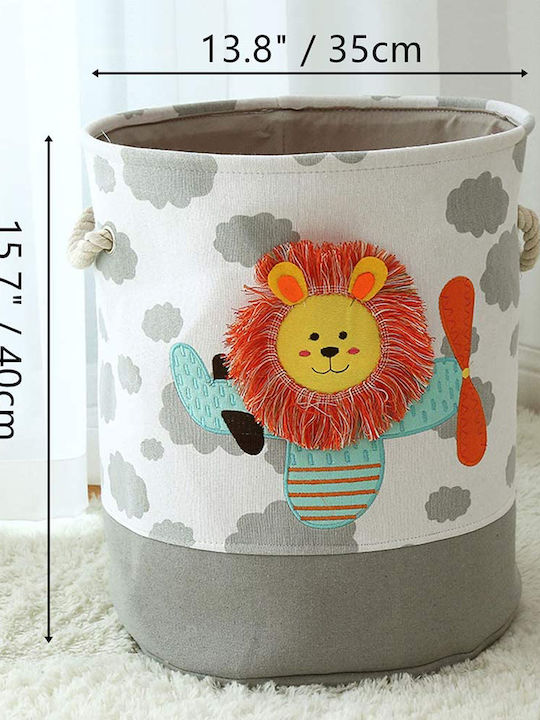 Детска кошница за играчки сгъваема 35x40см 1бр