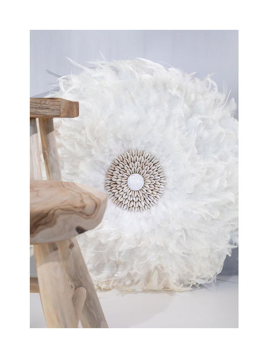 Bazar Bizar Handmade Wall Decor White 60cm