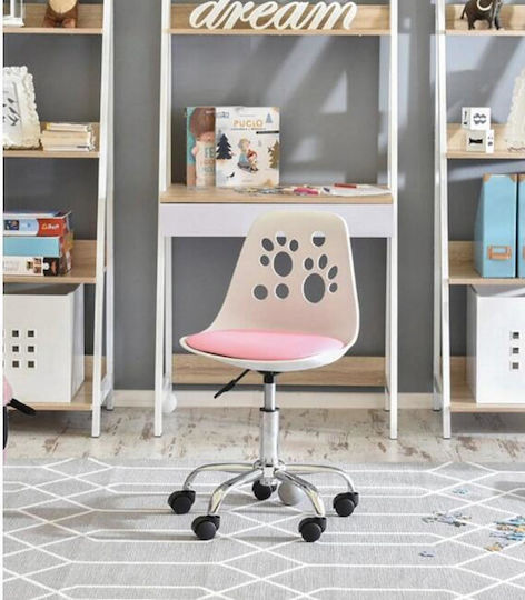 Детски Стол за Бюро Print Бял 50x57x93.5бр