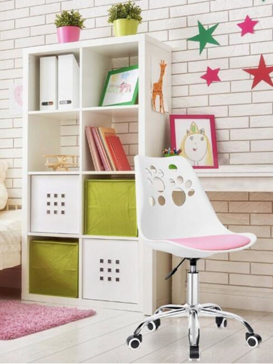 Desk Chair Print White 50x57x93.5cm