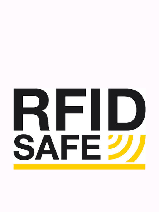 Δερμάτινο Ανδρικό Πορτοφόλι με RFID Κονιάκ