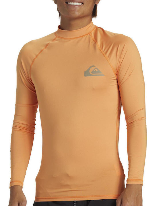 Quiksilver Everyday Men's Long Sleeve Sun Protection Shirt Orange
