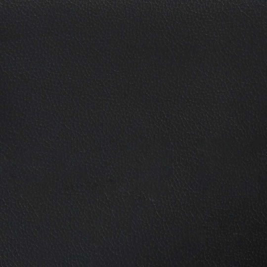 vidaXL Leather Bed Headboard Cushion Black 120x48cm