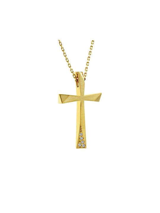 Fa Cad'oro Women's Gold Cross 14K