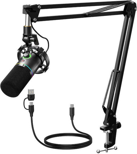 Maono PD200XS Δυναμικό Microphone Shock Mounted for Studio