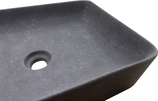 Rak Ceramics Aufgesetztes Waschbecken Porzellan 50x36cm Gray