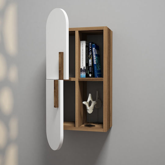 Wall Shelf A-g Rose Brown 35x22x80cm