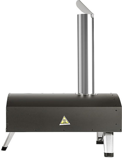 Vevor Pizza Oven Wood 54x41x69cm Black