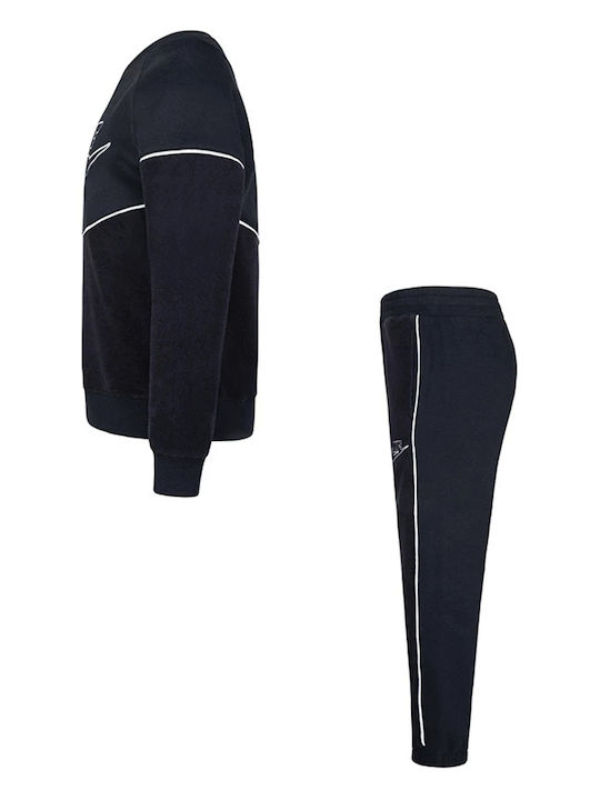 Nike Copilăresc Set de pantaloni de trening Negru 2buc