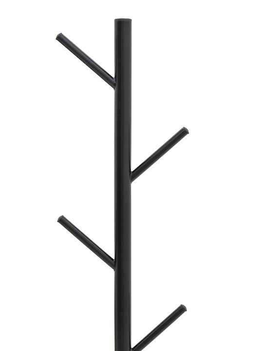 Pakketo Metallic Coat Rack Black Fori 30x30x173cm