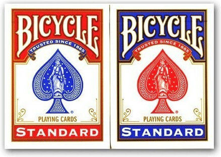 Bicycle Rider Back International Standard Index 1021574 Τράπουλα Πλαστικοποιημένη Μπλε