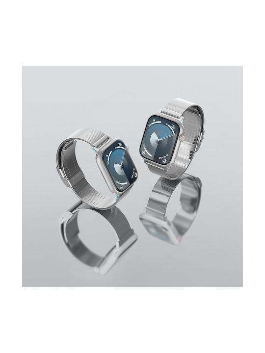 Spigen Sgp Sleek Link 316l Edelstahl Apple Watch Serie Ultra 1/2 49mm 45mm 44mm 42mm Silber Amp07224
