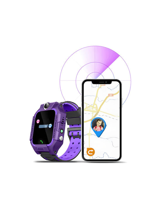 Kids Watch with GPS and Purple Camera