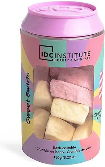 Idc Sweet Swirls Bath Fizzer Strawberries & Cream 150gr