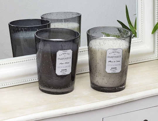 Αρωματικό Κερί Home Deco Factory Διάρκεια Καύσης 60 Ώρες Άρωμα Cotton Flower Διαστάσεις 13x16cm Bo5574