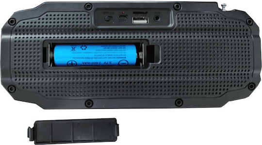 PowerPlus Buffalo Ηχείο Bluetooth 5W με Ραδιόφωνο και Διάρκεια Μπαταρίας έως 10 ώρες Γκρι