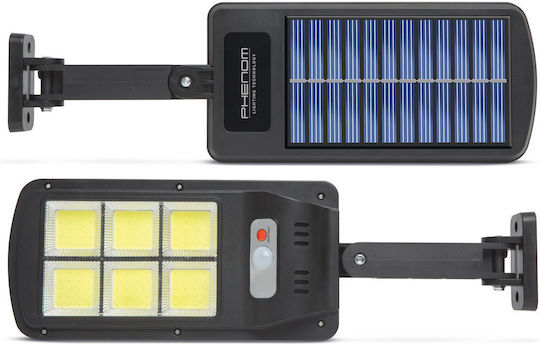 Phenom Montat pe perete Lampă Solară 5W 300lm cu Senzor de Mișcare IP65 26cmx11.5cmx4.2cmcm