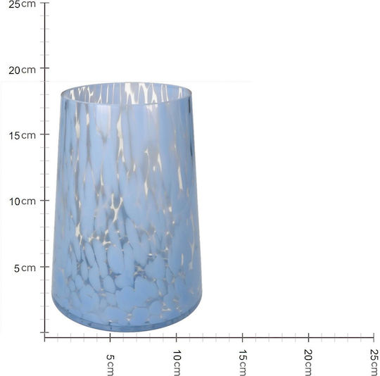 ArteLibre Decorative Vase Blue 14.5x14.5x19cm