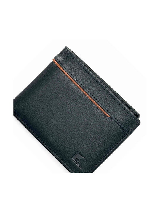 Δερμάτινο Ανδρικό Πορτοφόλι με RFID Μαύρο