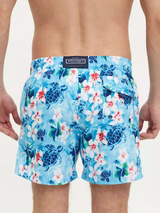 Beneto Maretti Herren Badebekleidung Shorts Floral Blumen