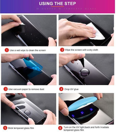 Samsung Galaxy S22 5g Uv Liquid Curved Full Glue Tempered Glass Film