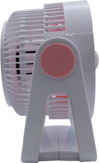 Uncle George Επιτραπέζιος Ανεμιστήρας 25W Διαμέτρου 23cm Λευκός