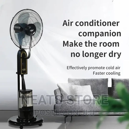 Misting Fan 75W Fan Diameter 40cm Black