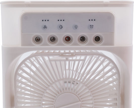 Uncle George Box Fan 10W Διαμέτρου 15.5cm Λευκό