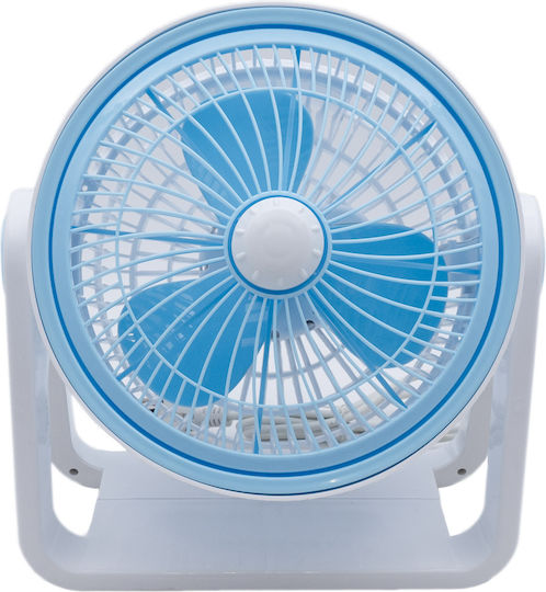 Uncle George Επιτραπέζιος Ανεμιστήρας 25W Διαμέτρου 23cm Λευκός