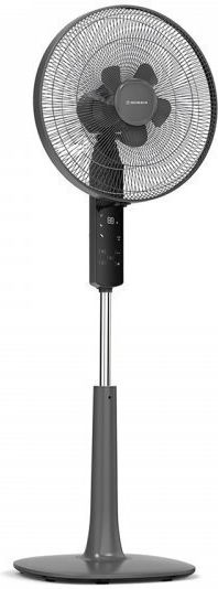 Morris Pedestal Fan 28W 41cm Diameter With Remote Control Black