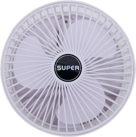 Uncle George Tischventilator 5W Lüfterdurchmesser 16cm Weiß
