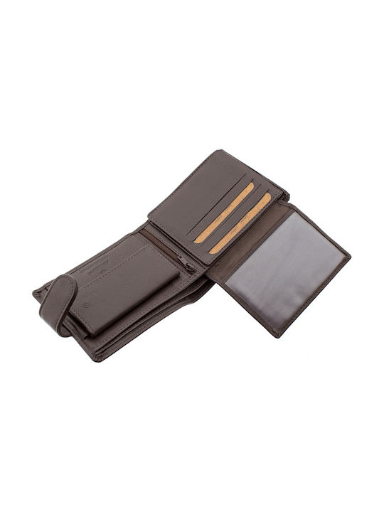 Lavor Herren Brieftasche Klassiker mit RFID Coffee